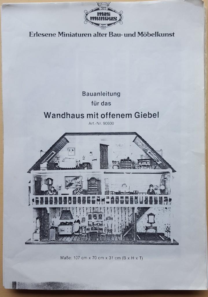 Bouwtekening poppenhuis 1. 21 pagina's A4., Ophalen of Verzenden, Zo goed als nieuw, Hout
