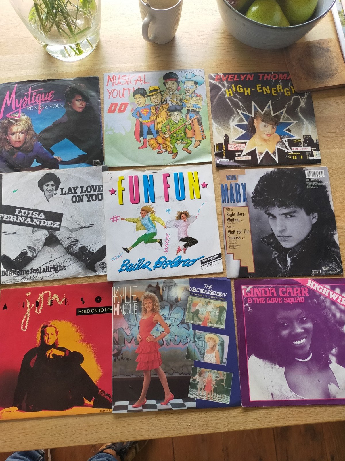 50 stuks jaren 80 singles , zie foto's, Ophalen of Verzenden, Zo goed als nieuw, Pop