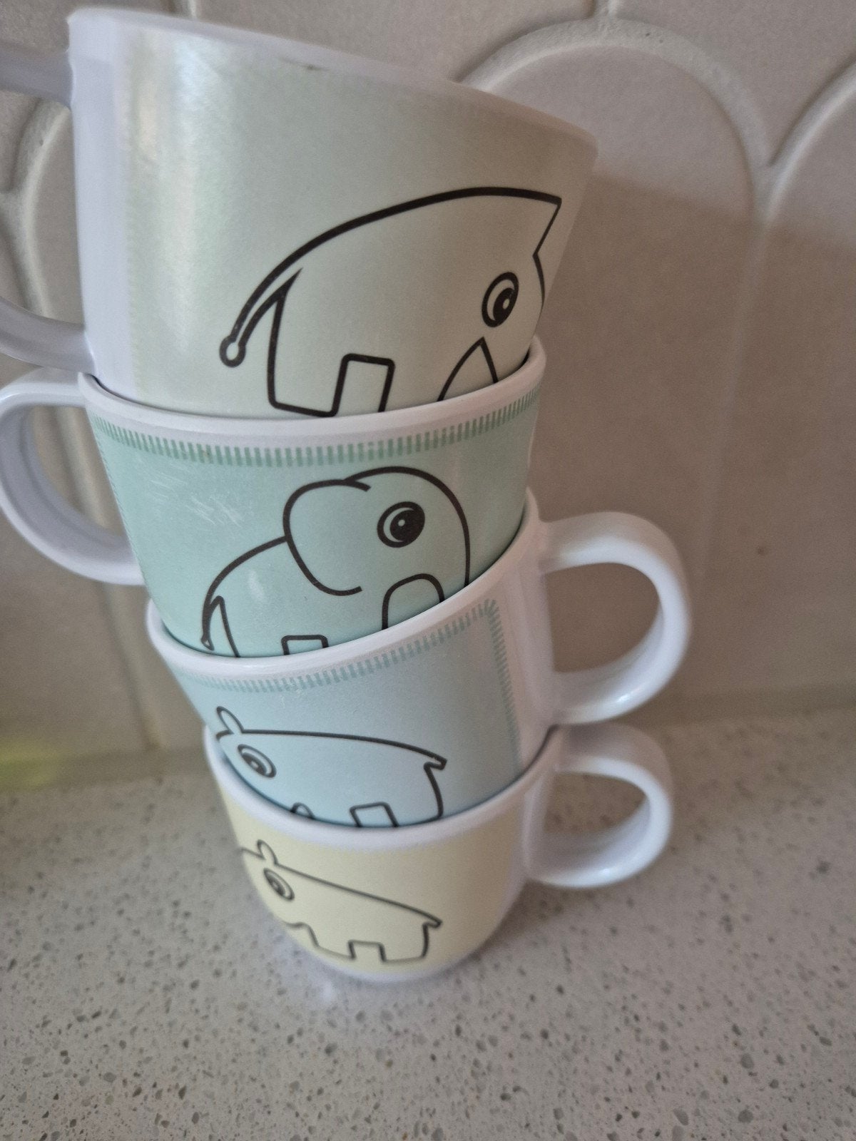 Done by deer 4 bekers, Kinderen en Baby's, Ophalen of Verzenden, Zo goed als nieuw, Overige typen