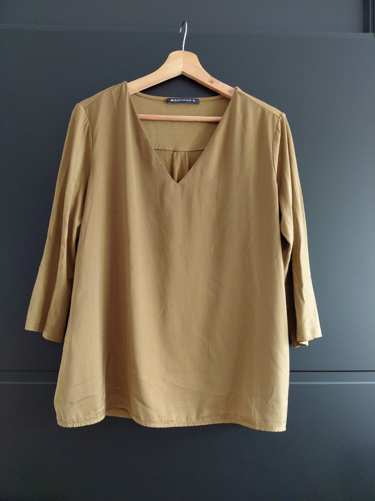 Mosterdgele top Expresso maat XL, Kleding | Dames, Tops, Ophalen of Verzenden, Zo goed als nieuw, Maat 46/48 (XL) of groter, Lange mouw