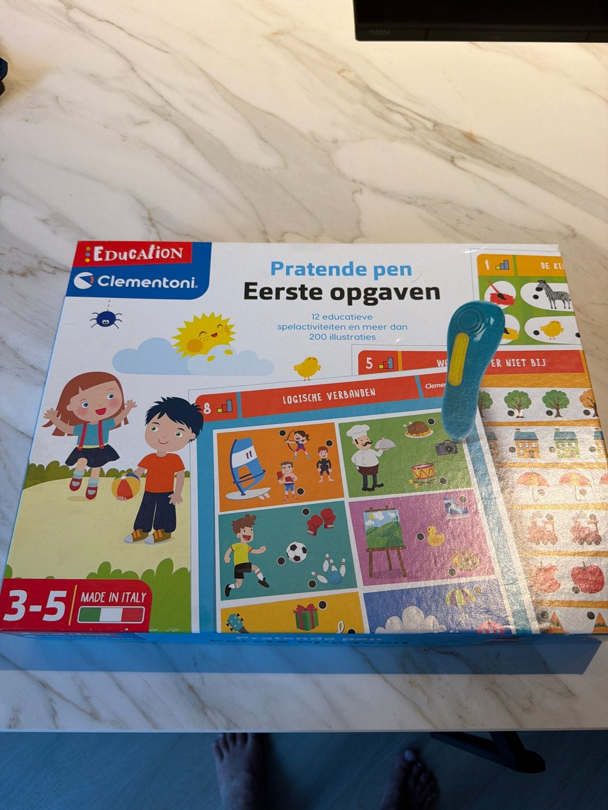 Clementoni Pratende Pen Eerste Opgaven Educatief Spel, Ophalen of Verzenden, Zo goed als nieuw, Puzzelen, Met geluid