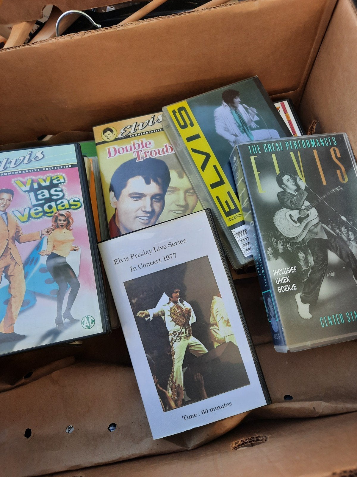 22 Elvis Presley VHS Videobanden - Mooie Collectie, Cd's en Dvd's, VHS | Film, Muziek, Ophalen of Verzenden, VHS, Gebruikt