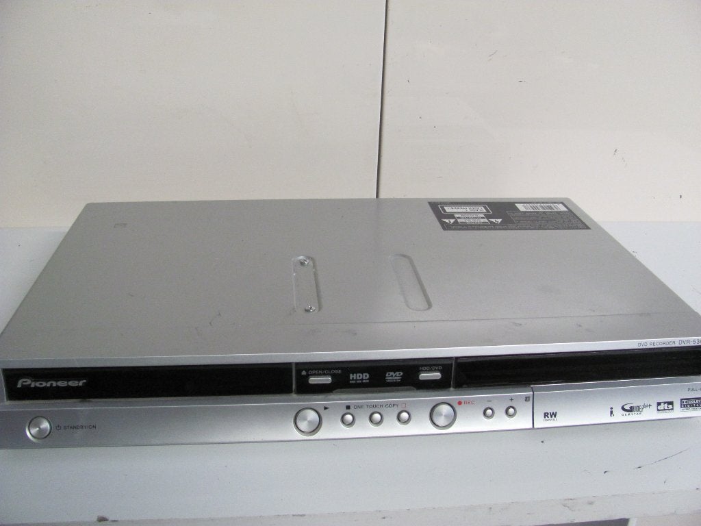 PIONEER dvd recorder met 160gbhdd type:dvr-530h met remote, Met harddisk, Dvd-recorder, Ophalen of Verzenden, Zo goed als nieuw