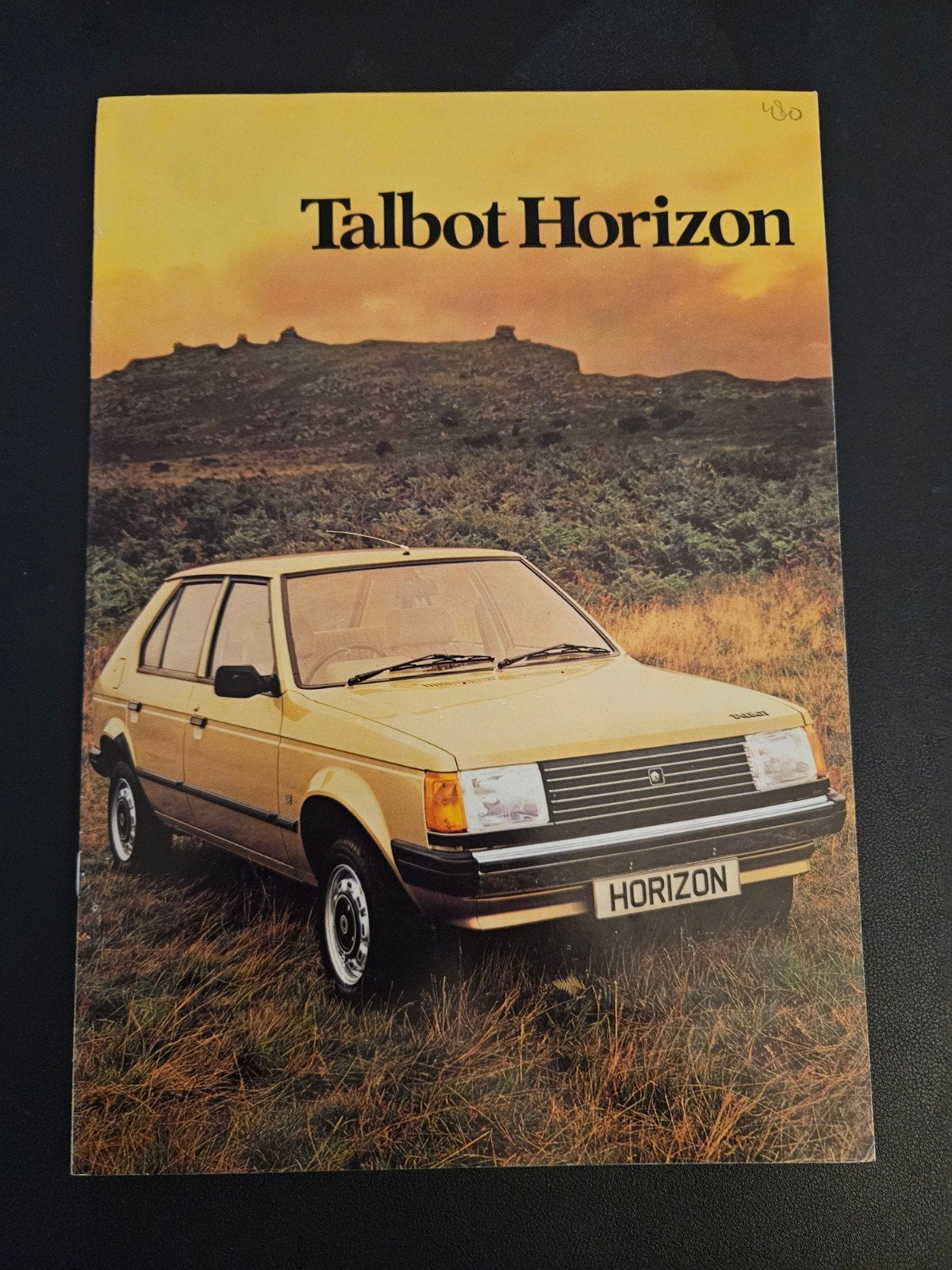 Brochure Talbot Horizon 1980 UK, Ophalen of Verzenden, Zo goed als nieuw, Overige merken
