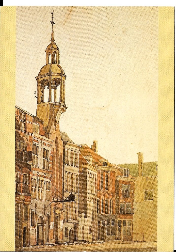Ansichtkaart	Dordrecht	Engelse Kerk in de Wijnstraat, Verzenden, 1960 tot 1980, Gelopen, Zuid-Holland