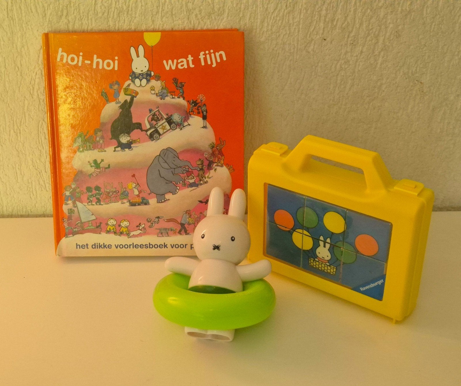 Nijntje / Miffy Set – Bad Speeltje + puzzel+boek, Kinderen en Baby's, Ophalen of Verzenden