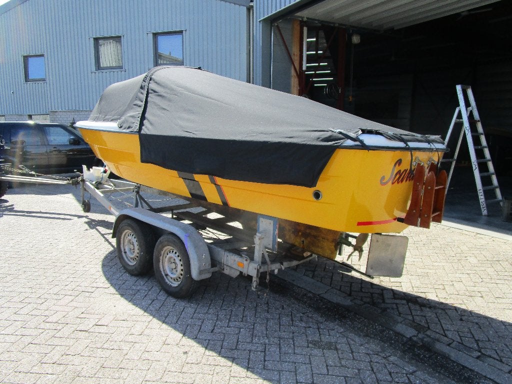 polyester sloep, Tender, Afdekzeil, 50 cm, Ophalen