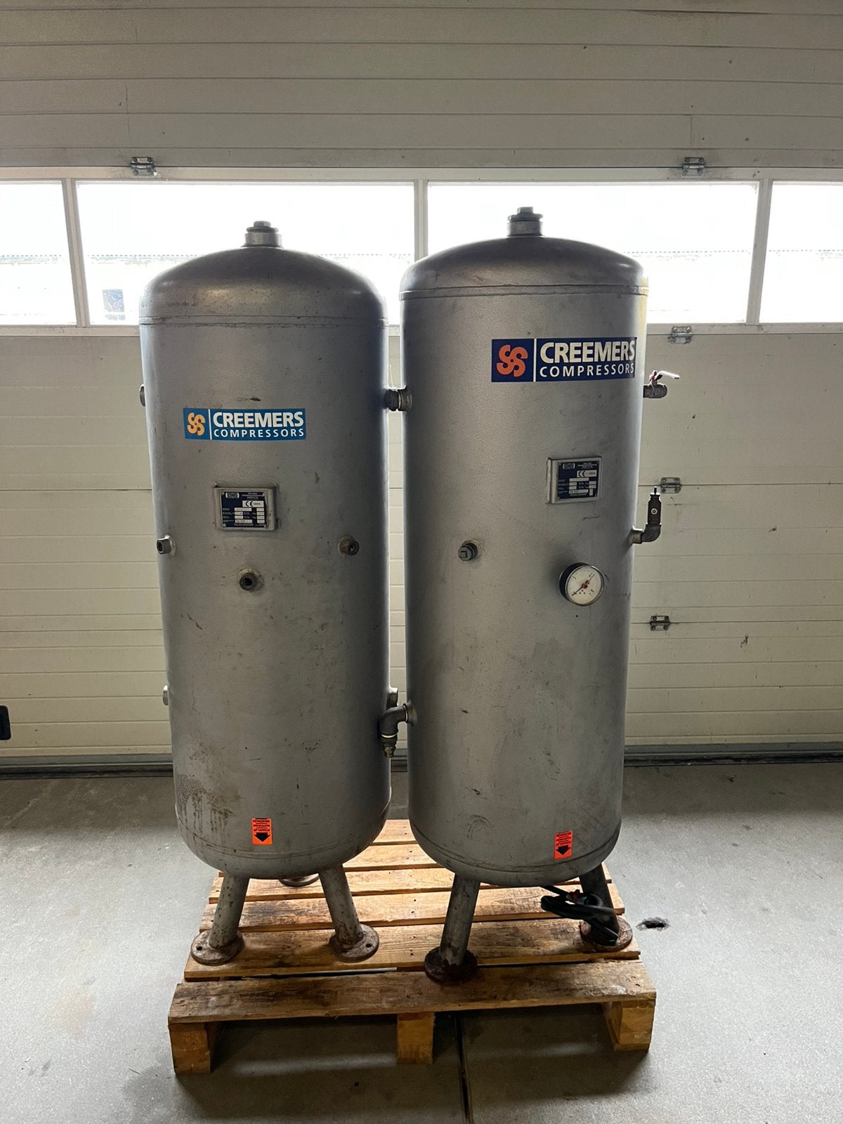 Lucht tank vat opslagtank, Ophalen, Gebruikt, 800 liter/min of meer, 10 bar of meer