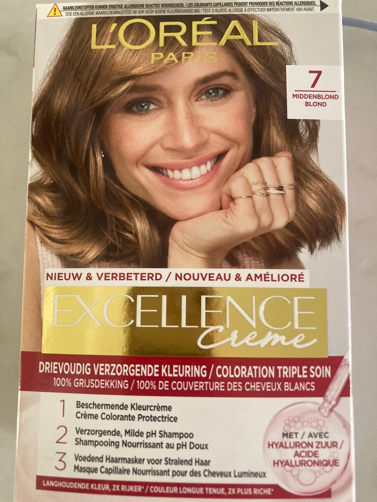 L’Oréal Excellence Crème 7 middenblond blond, Ophalen, Nieuw, Overige typen