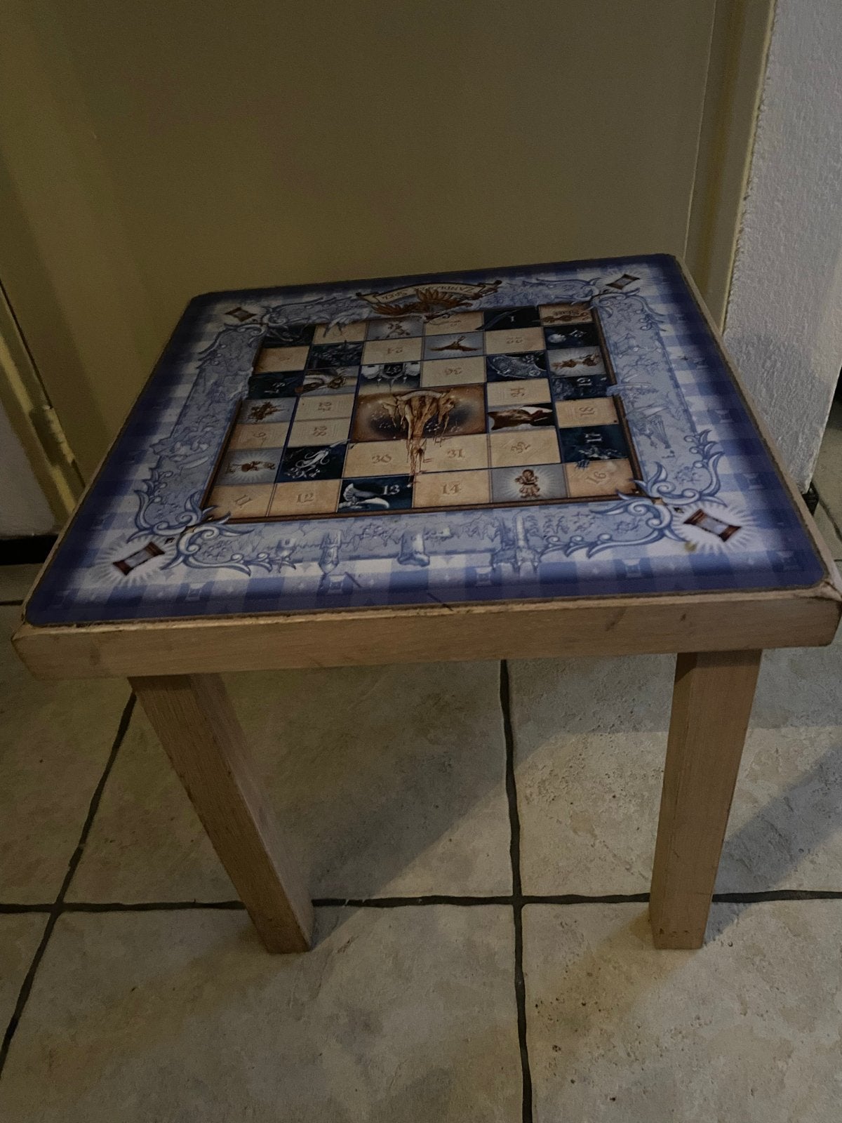 Efteling Zandloper Spel Tafel - Uniek Gebruiksvoorwerp, Verzamelen, Efteling, Ophalen of Verzenden, Gebruikt, Gebruiksvoorwerp