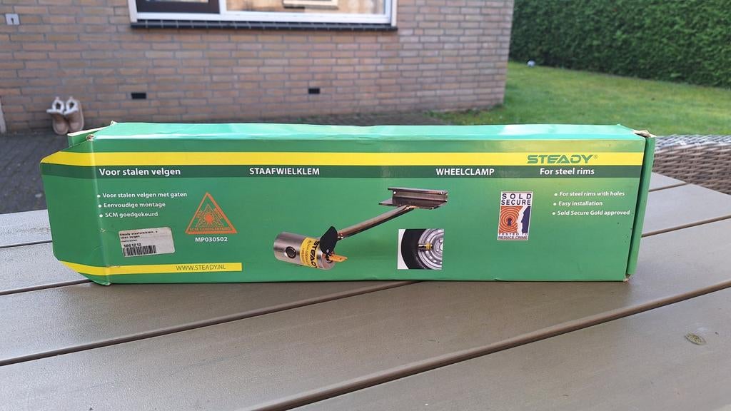 Nieuwe SCM Goedgekeurde Staafwielklem - Optimale Beveiliging, Ophalen