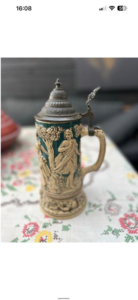 Vintage Duitse bierpul, Antiek en Kunst, Ophalen of Verzenden