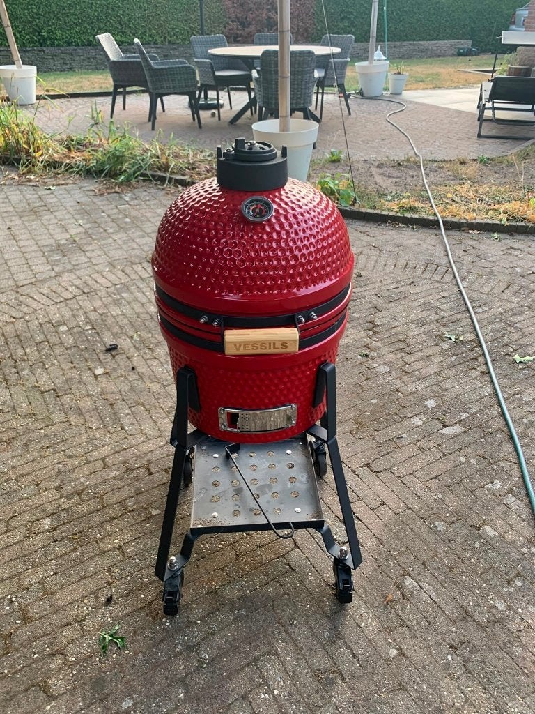 Vessils Kamado 15 inch, Ophalen, Zo goed als nieuw, Vessils, Met accessoires