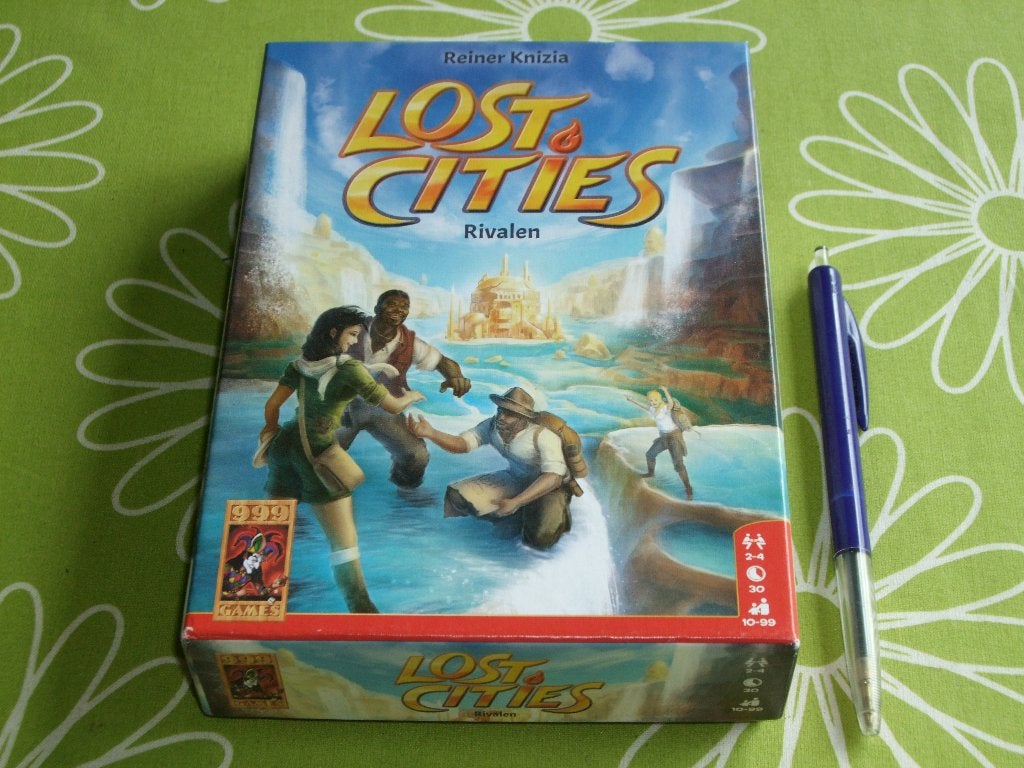Lost cities - Rivalen - Bluf- en planningsspel, Een of twee spelers, Ophalen of Verzenden, Zo goed als nieuw