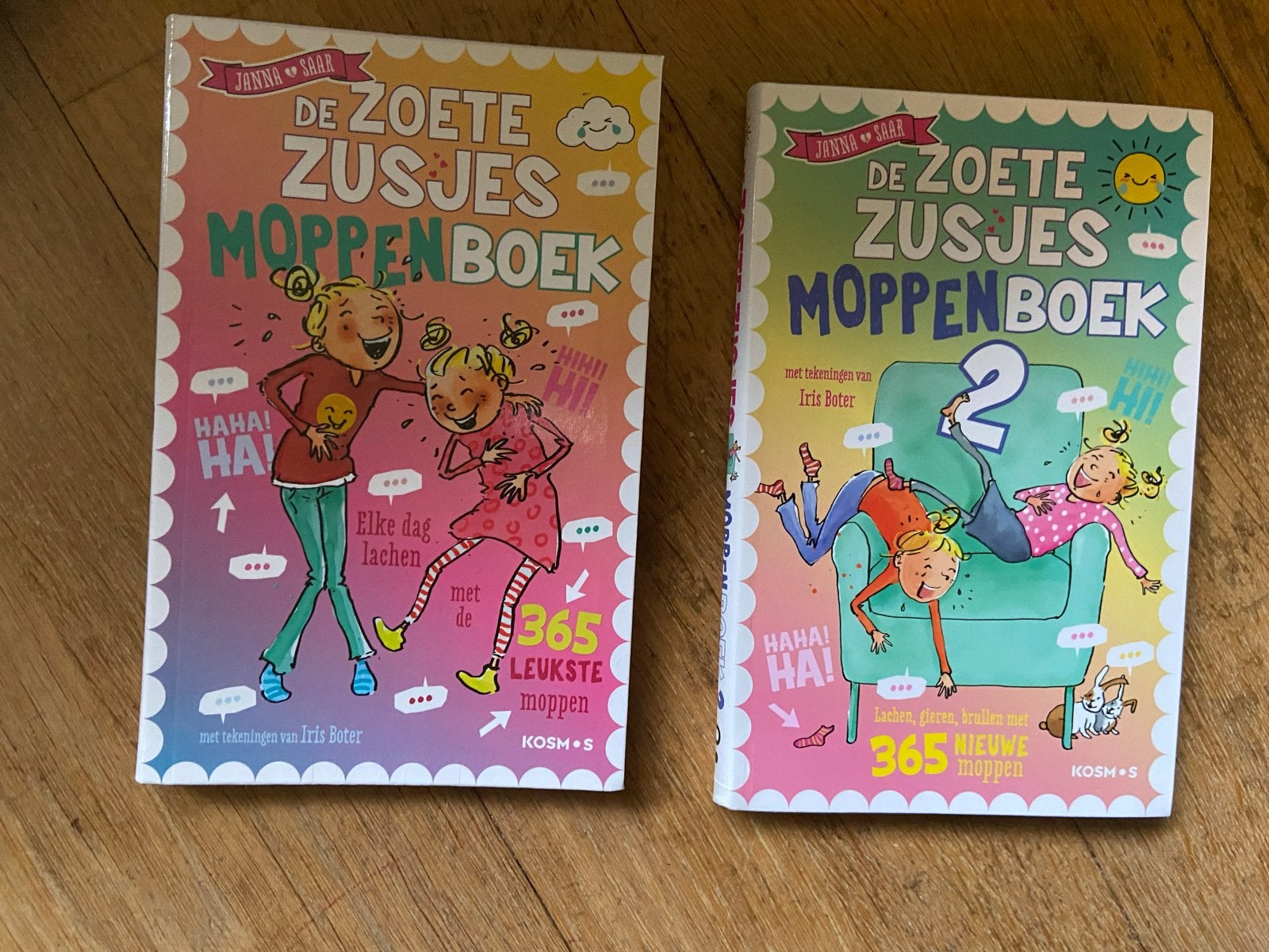 De Zoete Zusjes Moppenboek 1 & 2 - Nieuwstaat, Ophalen of Verzenden, Zo goed als nieuw, Moppen