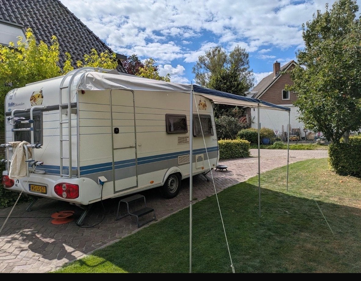 Caravan luifel, Ophalen, Zo goed als nieuw