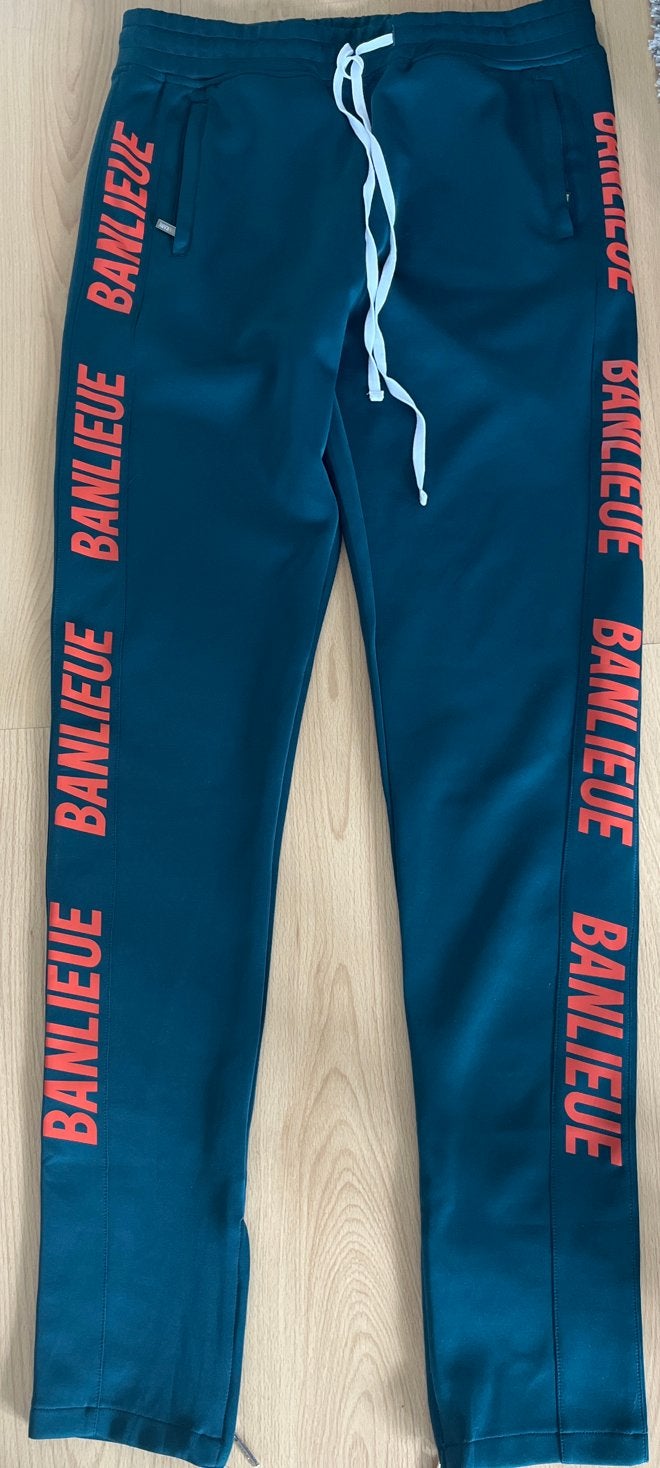 Banlieue trainingspak (broek en hoodie) - Maat L, Kleding | Heren, Verzenden, Zo goed als nieuw, Maat 52/54 (L), Groen