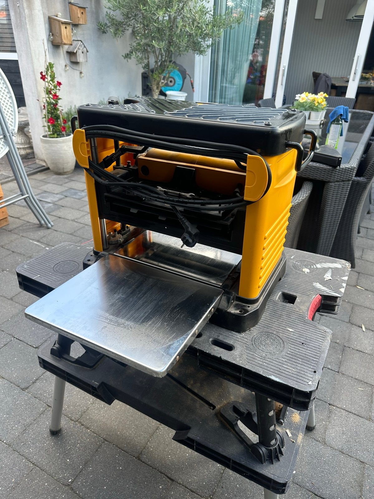 DeWalt DW733-QS Vlak- en Vandiktebank, Ophalen, Zo goed als nieuw