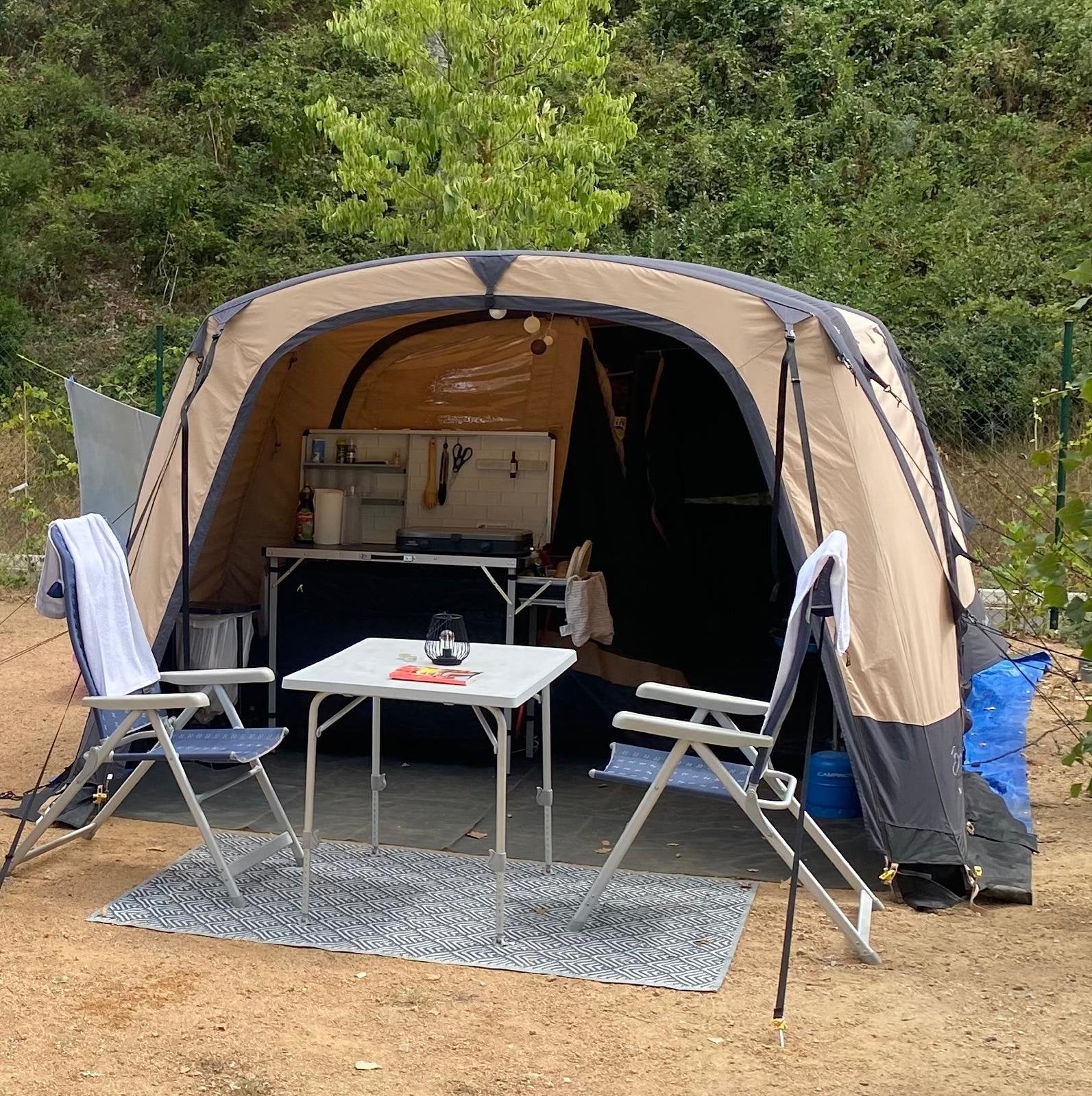 Nette opblaasbare tent Bardani 310TC, Caravans en Kamperen, Tenten, Ophalen, Gebruikt, Tot en met 4