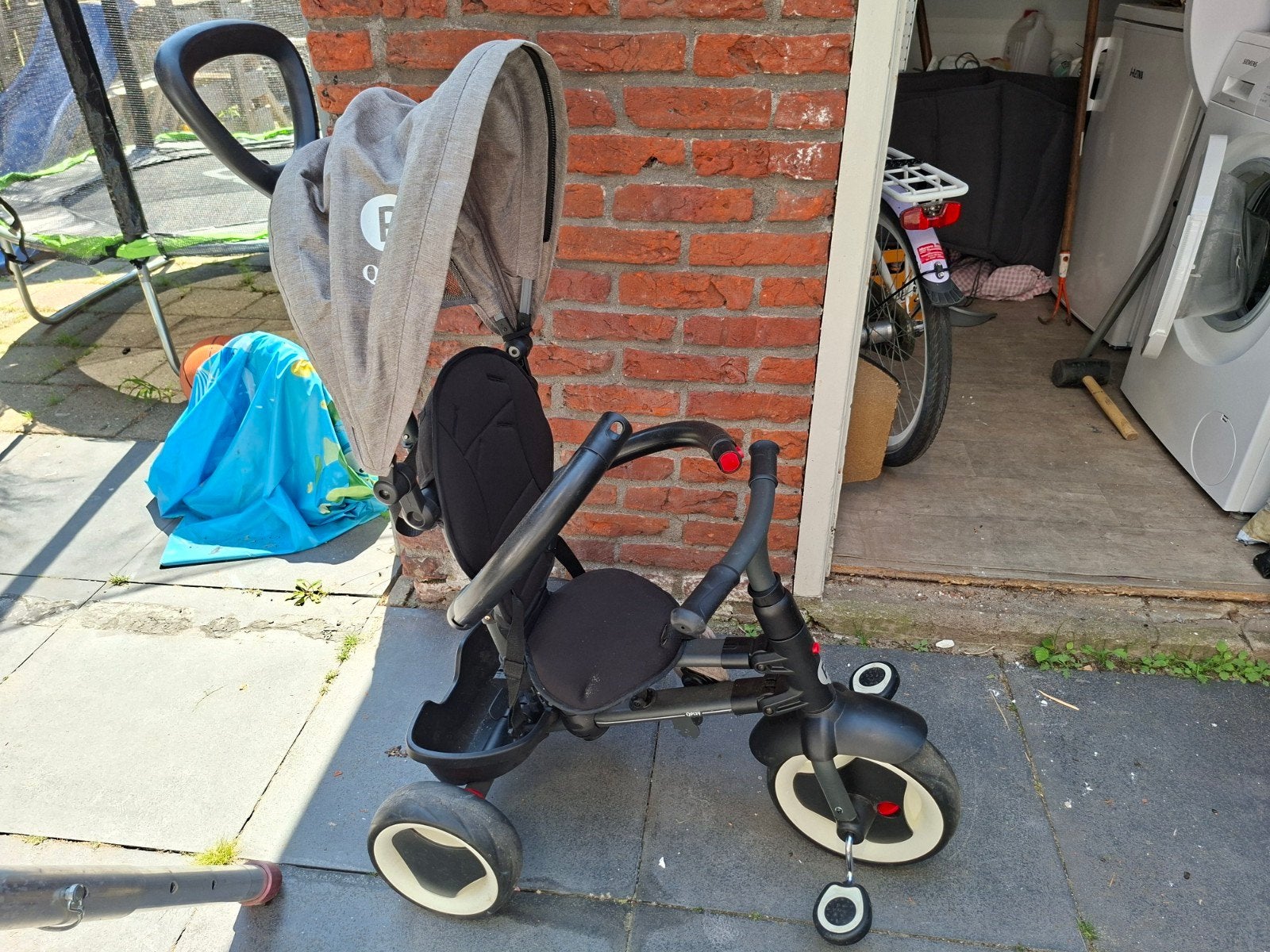 Qplay Kinderdriewieler/Loopfiets met duwstang, Kinderen en Baby's, Buggy's, Ophalen, Gebruikt, Overige merken