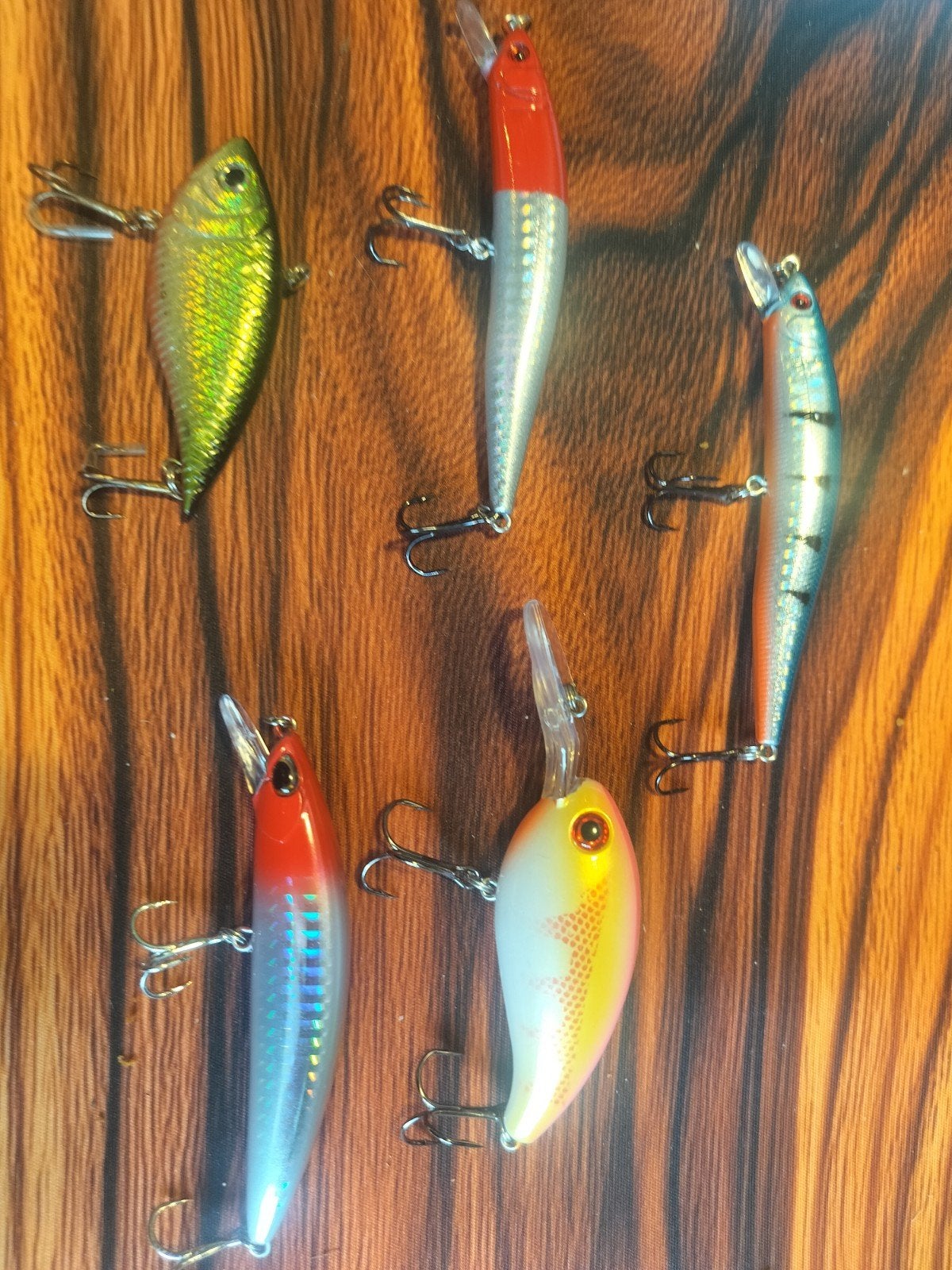 Set van 5 hoge kwaliteit Jerk- en Crankbaits, Ophalen of Verzenden, Nieuw, Overige typen