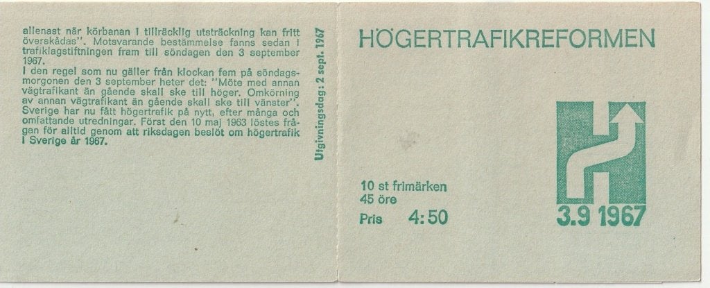 Zweden MH met 10x 589 pf.**, Verzenden, Zweden, Postfris
