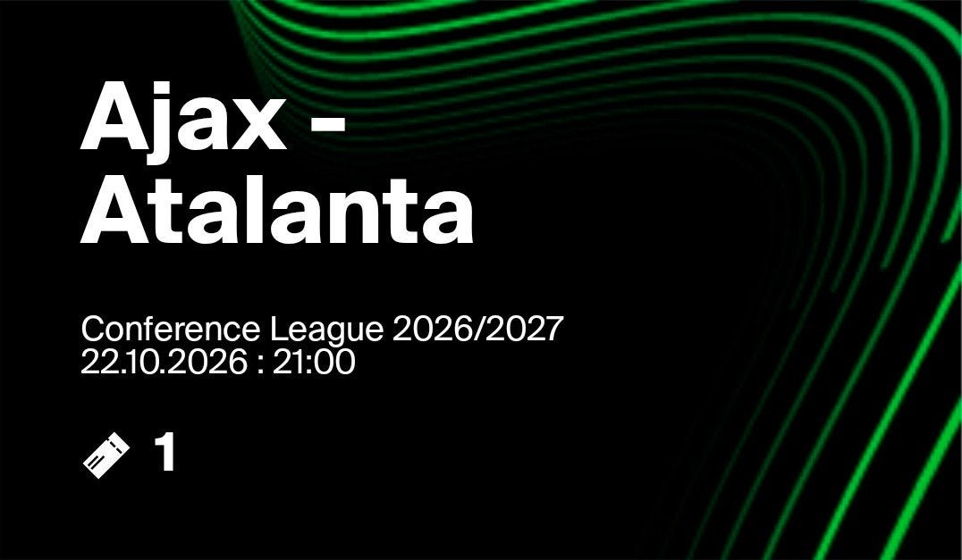 1x Ajax-atalanta  (F-SIDE)