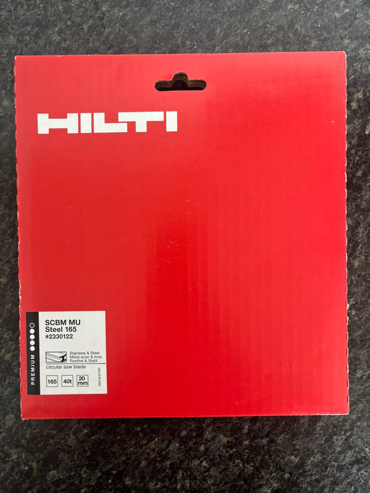 Hilti cirkelzaagblad staal SCBM MU Steel 165, Doe-het-zelf en Verbouw, Gereedschap | Machine-onderdelen en Toebehoren, Ophalen