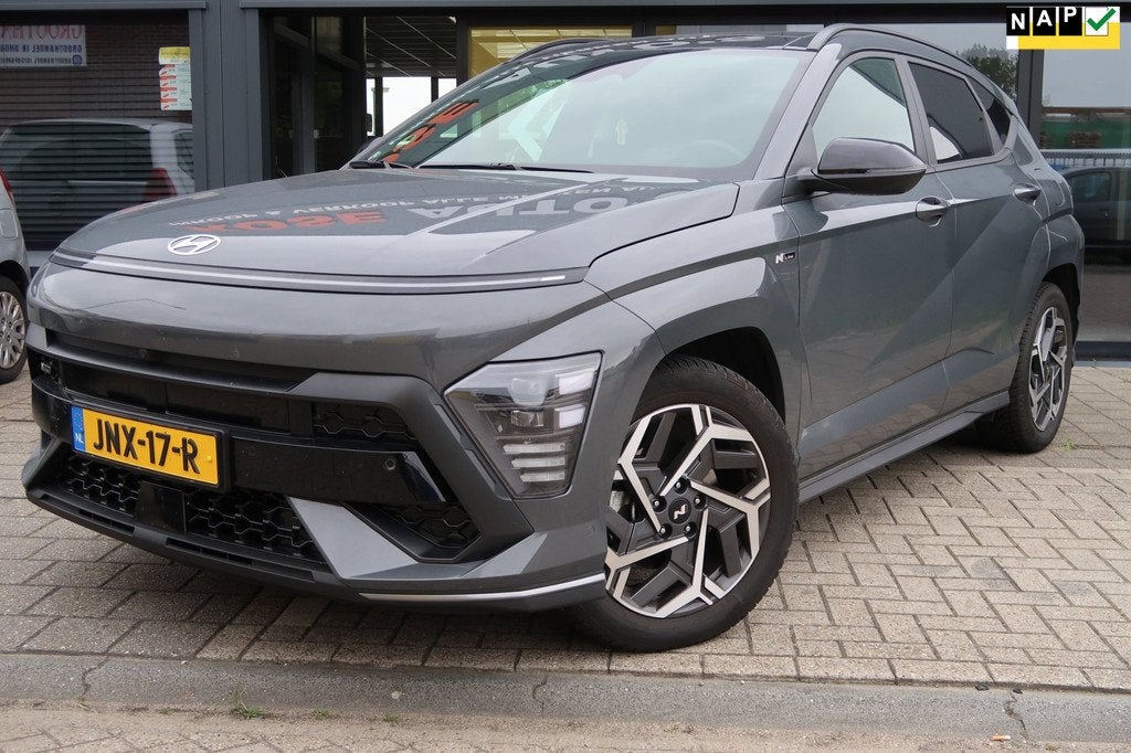 Hyundai KONA 1.6 GDI HEV N Line Sky *Rijklaarprijs *1e Eigen, Auto's, Hyundai, Gebruikt, 1110 kg, Bedrijf, 22 km/l