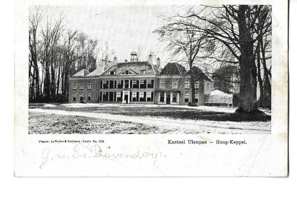 hoog-keppel  kasteel ulenpas  uitg la rivière&voorhoeve 1906, Verzenden, Voor 1920, Gelopen, Stad of Dorp