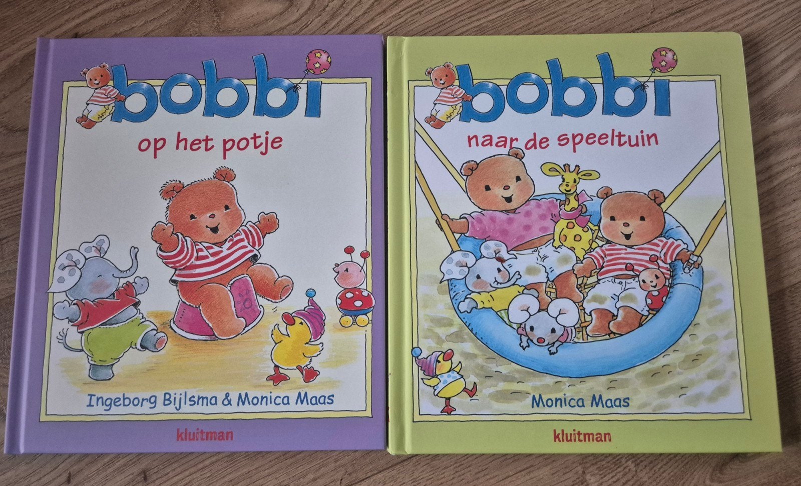Bobbi Boeken XL: Op het Potje & Naar de Speeltuin (2 stuks), Fictie algemeen, Jongen of Meisje, Ingeborg Bijlsma & Monica Maas