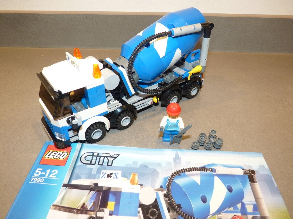 Lego City 7990 Cementwagen, Lego, Ophalen of Verzenden, Inclusief instructies, Complete set