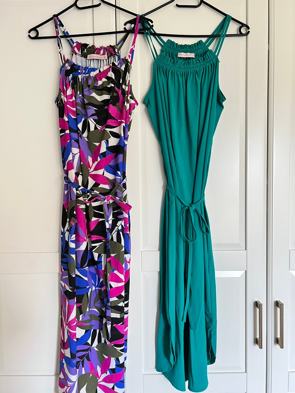 Studio anneloes louren maxi jurk M travelstoc, Kleding | Dames, Maat 38/40 (M), Paars, Ophalen of Verzenden, Zo goed als nieuw