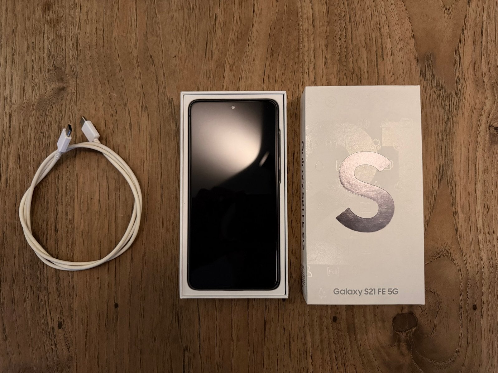 Samsung Galaxy S21 FE 5G 128GB Zwart - Zo goed als nieuw, Ophalen, Zwart, Touchscreen, Zo goed als nieuw