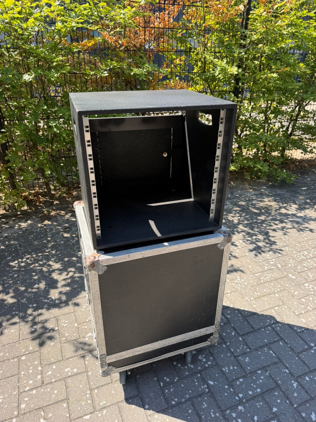 Stolpcase met binnenrack 10he, Muziek en Instrumenten, Behuizingen en Koffers, Ophalen, Zo goed als nieuw, Overige instrumenten