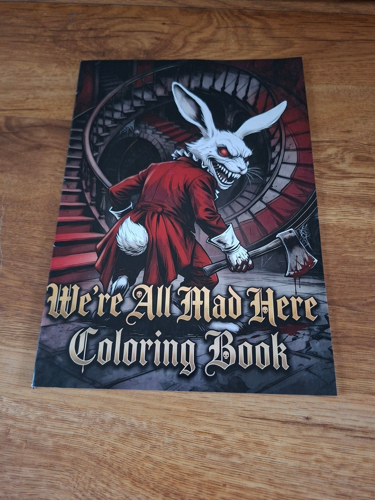We're All Mad Here Coloring Book - Alice in Wonderland, Ophalen of Verzenden, Nieuw, Papier, Schets- of Tekenboek