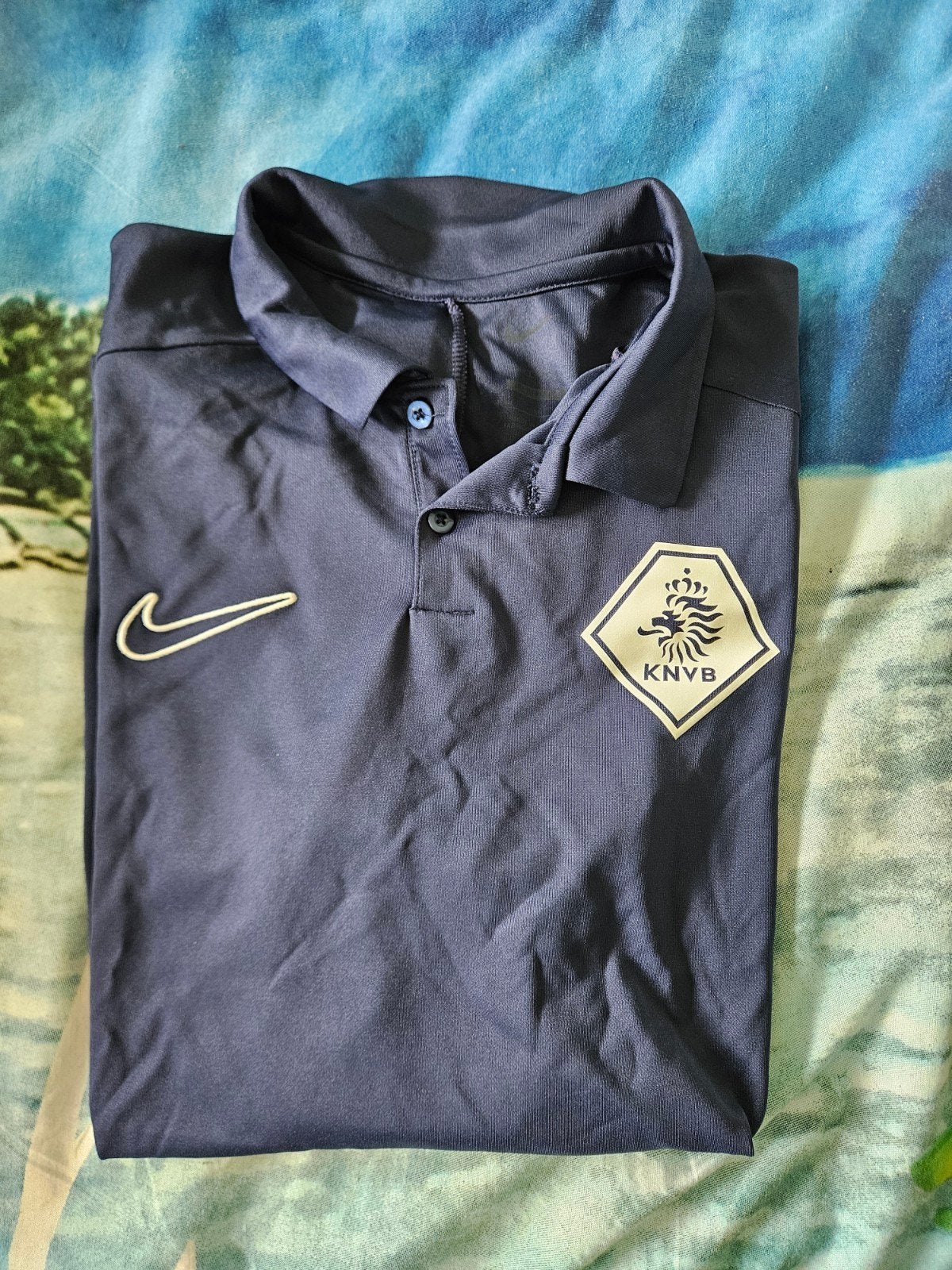 KNVB Polo Maat M, Ophalen of Verzenden, Zo goed als nieuw, Shirt