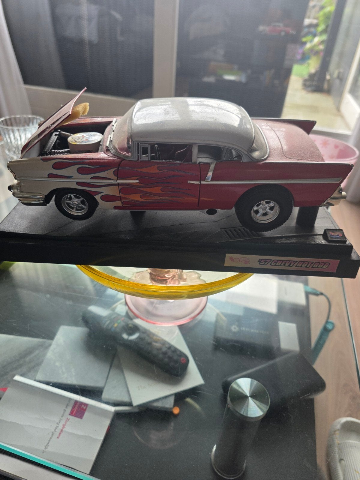 Hot Wheels '57 Chevy Hot Rod - Mattel 1998, Hobby en Vrije tijd, Modelbouw | Auto's en Voertuigen, Overige merken, Gebruikt, Auto