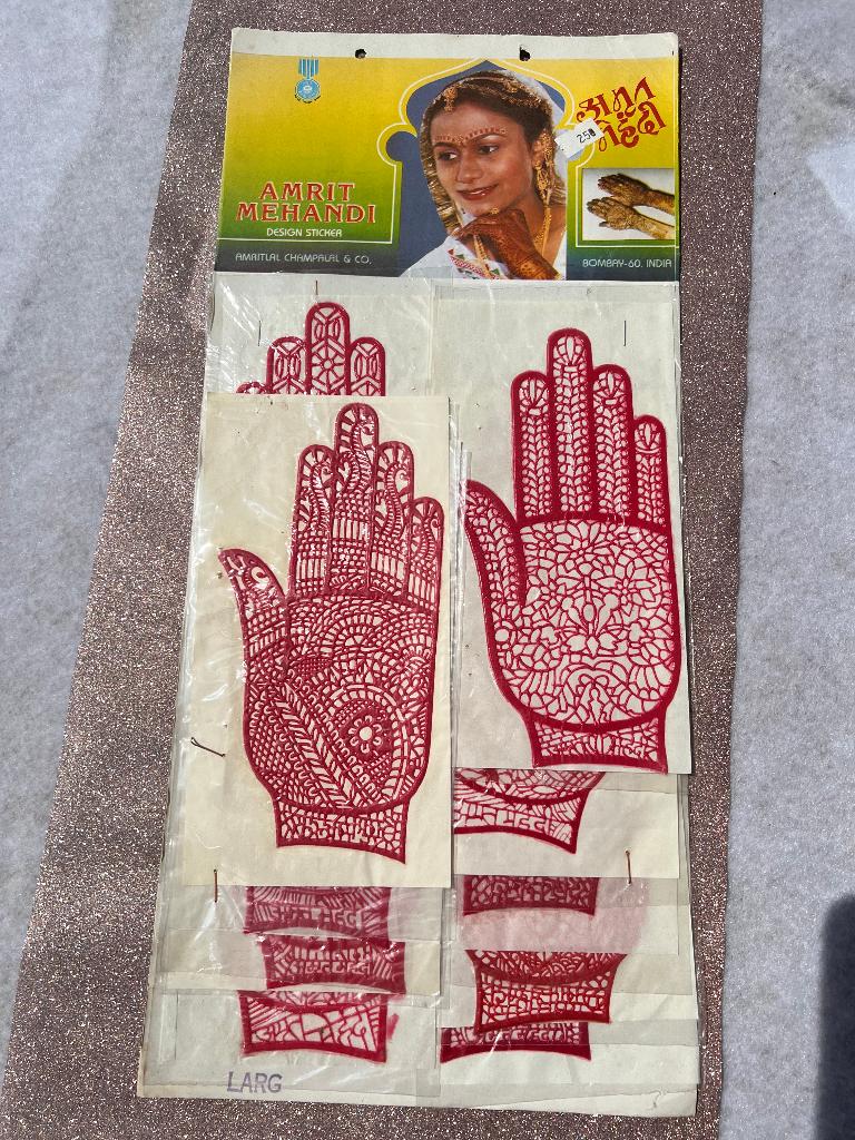 Stickers voor Henna patronen - Diverse sets, Ophalen of Verzenden, Nieuw, Meerdere stickers