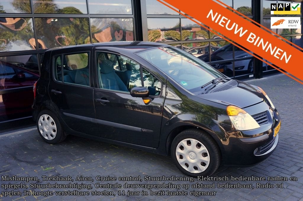 Renault Modus 1.2-16V Dynamique Luxe,Airco, CC, Elek pakket, Voorwielaandrijving, Stof, Gebruikt, 1095 kg