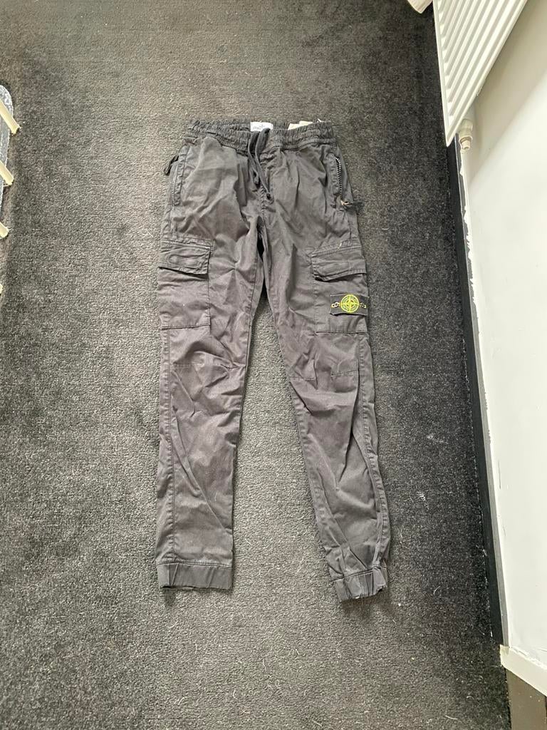 Stone island cargo broek, Kleding | Heren, Ophalen of Verzenden, Zo goed als nieuw, Blauw, W32 (confectie 46) of kleiner