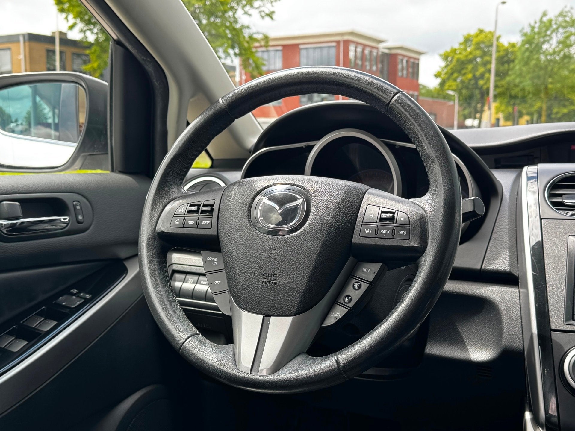 Mazda CX-7 2.3 DISI GT-L|XENON|6BAK|4X4|LEDER|STOELVERW|CAME, Auto's, Mazda, Euro 5, Gebruikt, Bedrijf, Handgeschakeld