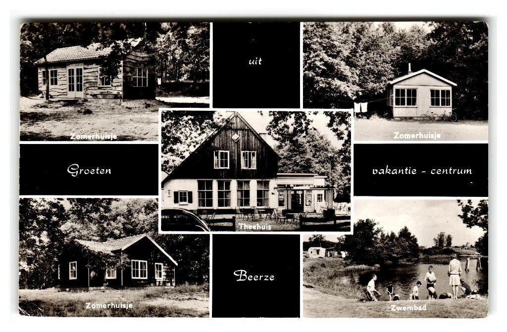 Beerze, Groeten uit vakantie-centrum Beerze. Lees beschr., Verzenden, 1960 tot 1980, Gelopen, Overijssel