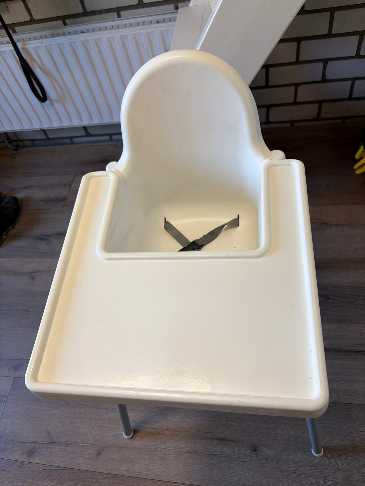 IKEA Antilop kinderstoel met blad en gordel, Ophalen, Gebruikt, Overige typen, Afneembaar eetblad