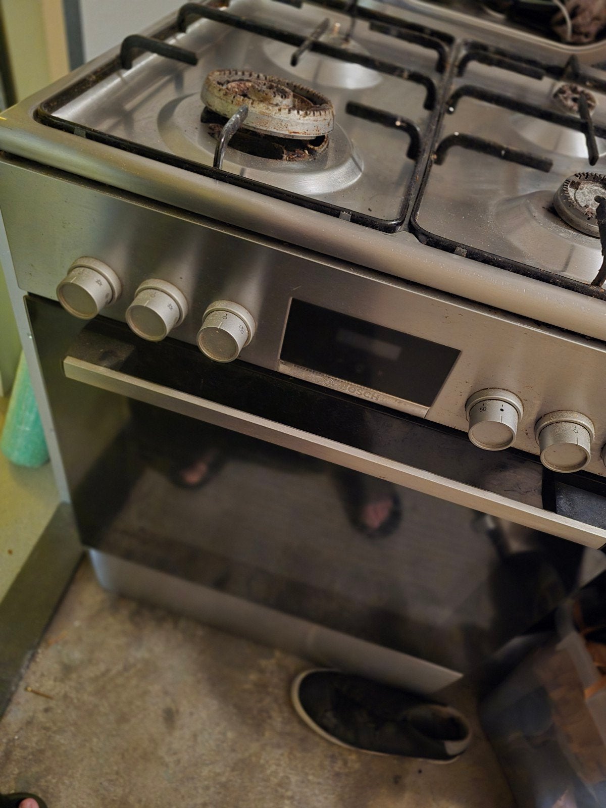 Bosch Vrijstaand Gasfornuis met Oven - Gebruikt, Witgoed en Apparatuur, Fornuizen, Gebruikt, 60 cm of meer, Gas, Vrijstaand