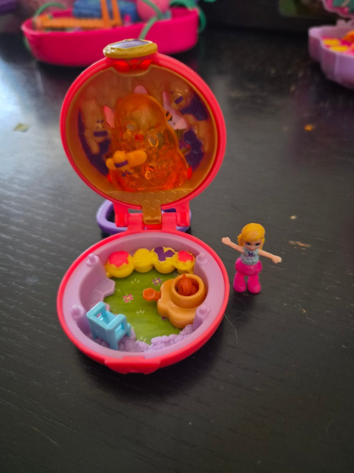 Polly Pocket sleutelhanger met popje, Ophalen, Zo goed als nieuw, Meisje