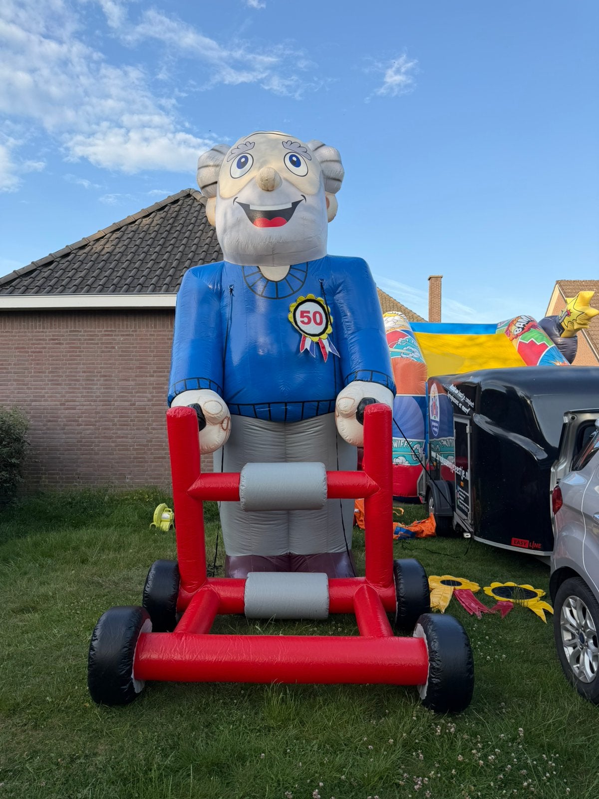 Abraham Rollator Te Huur / GRATIS leeftijdsbord, Ophalen, Zo goed als nieuw, Abraham of Sarah