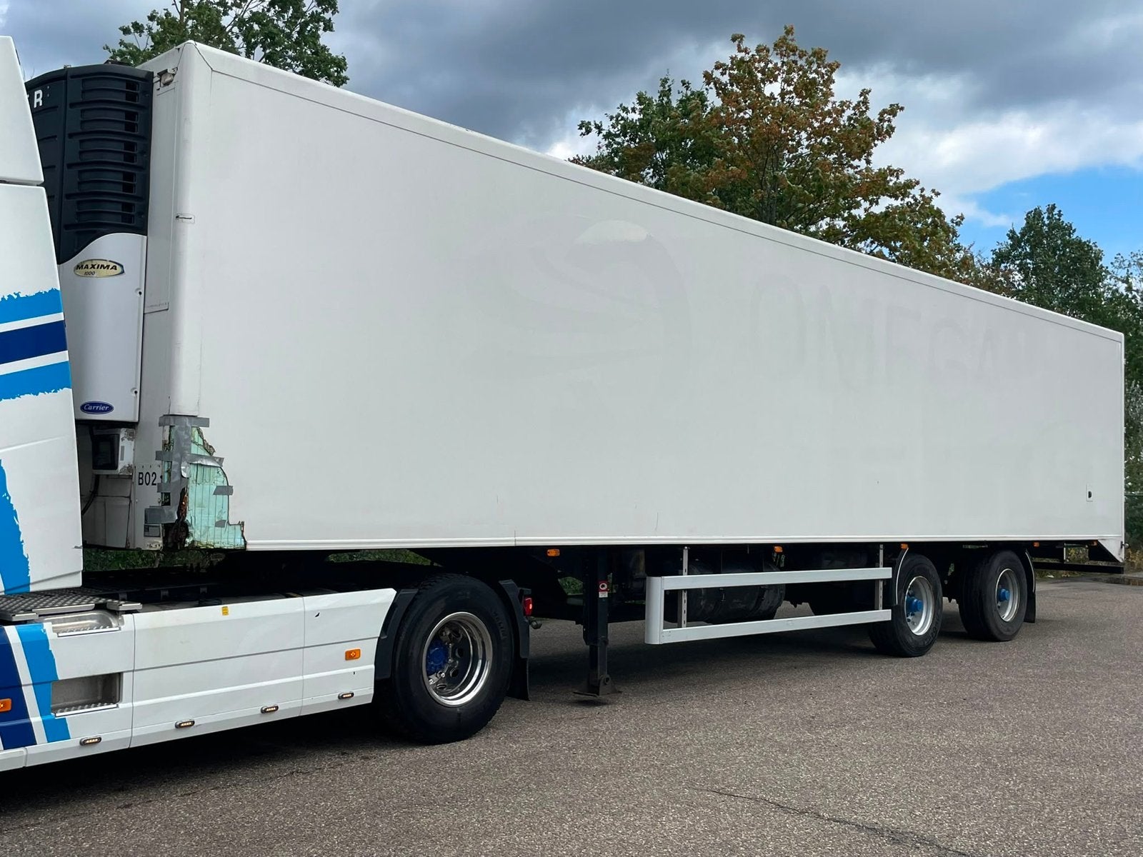H.T.F oplegger  2 asser, Auto's, Wit, Particulier, Te koop, ABS