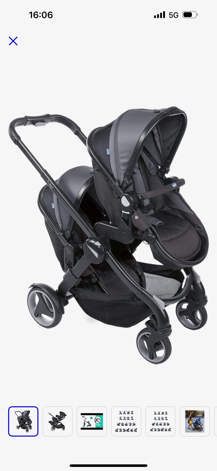 Chicco duo wagen, Ophalen, Zo goed als nieuw, Overige merken