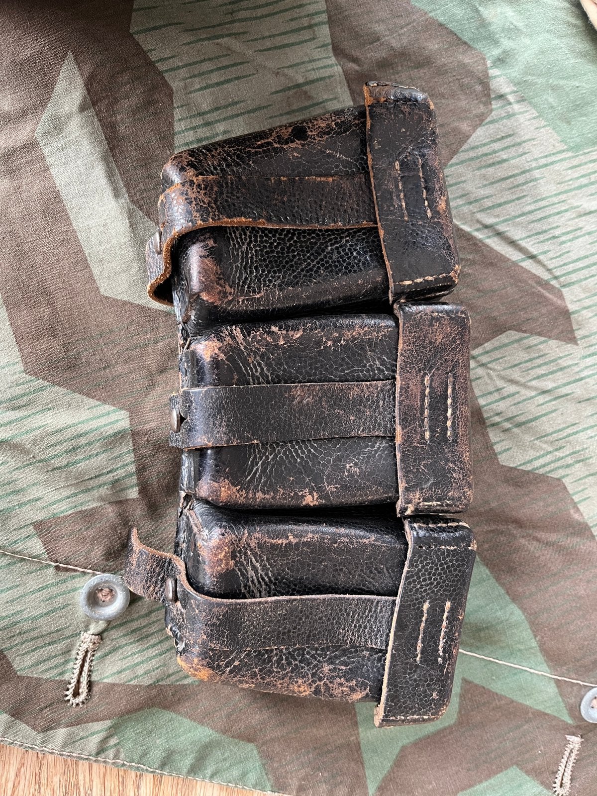 Duitse k98 munitietasjes met RBNR nummer, Ophalen of Verzenden, Landmacht, Duitsland